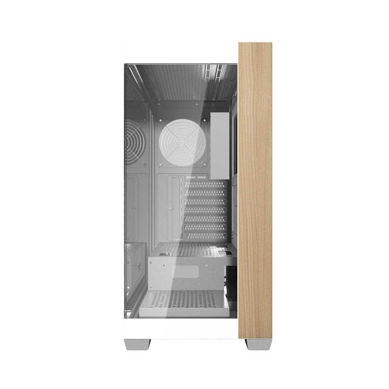 Darkflash DS900W PC-kabinet uden blæsere (hvid)