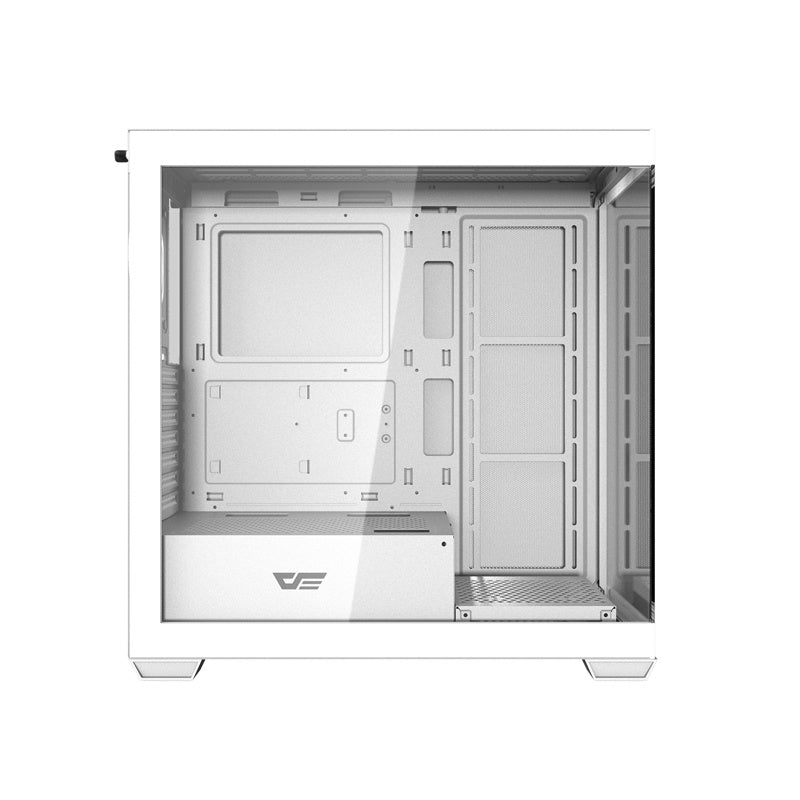 Darkflash DS900W PC-kabinet uden blæsere (hvid)