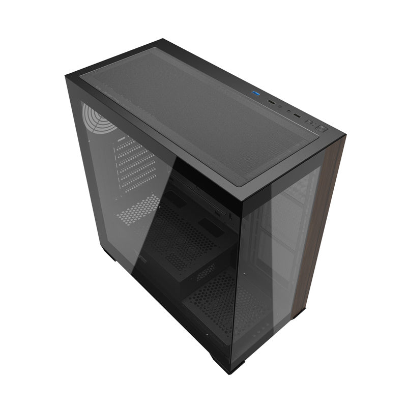 Darkflash DS900W PC-kabinet uden blæsere (sort)