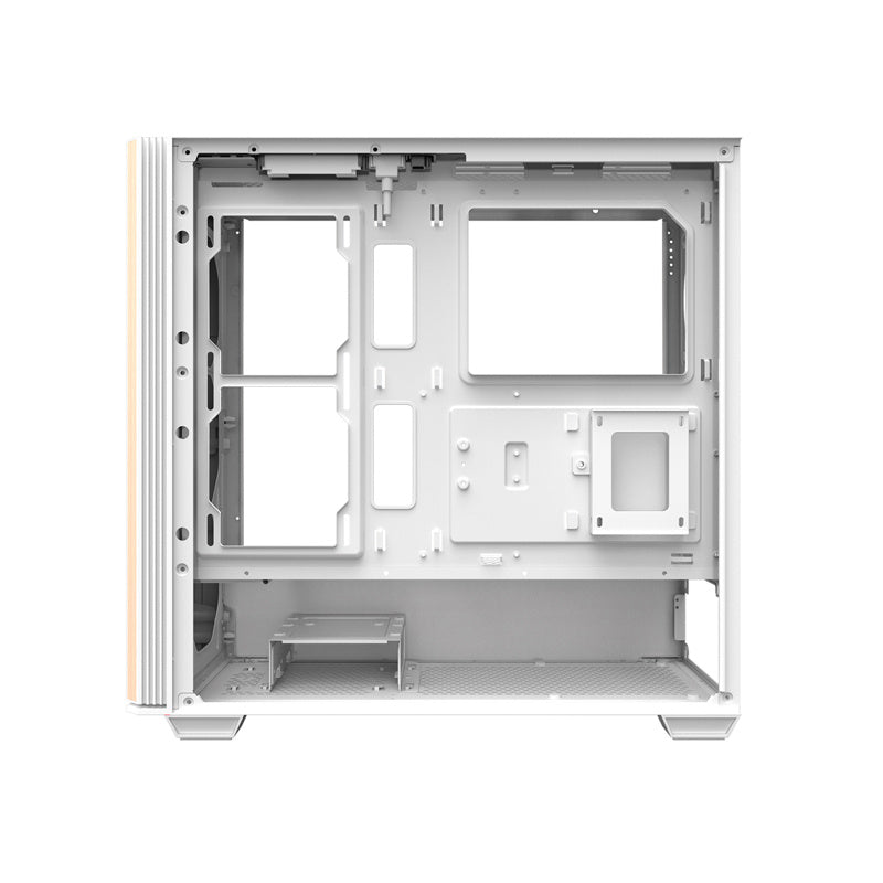 Darkflash DS900WS ATX PC-kabinet uden blæsere (hvid)