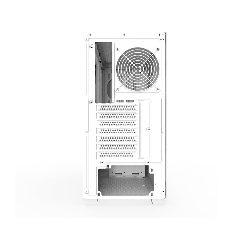 Darkflash DS900WS ATX PC-kabinet uden blæsere (hvid)