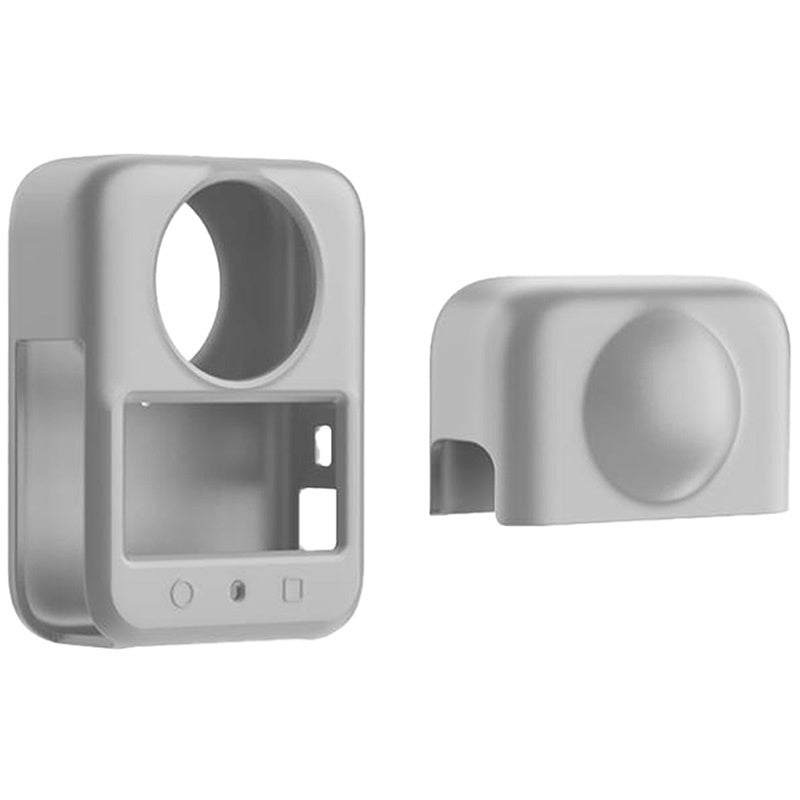 PULUZ silikonecover med objektivdæksel til DJI Osmo 360 (grå)