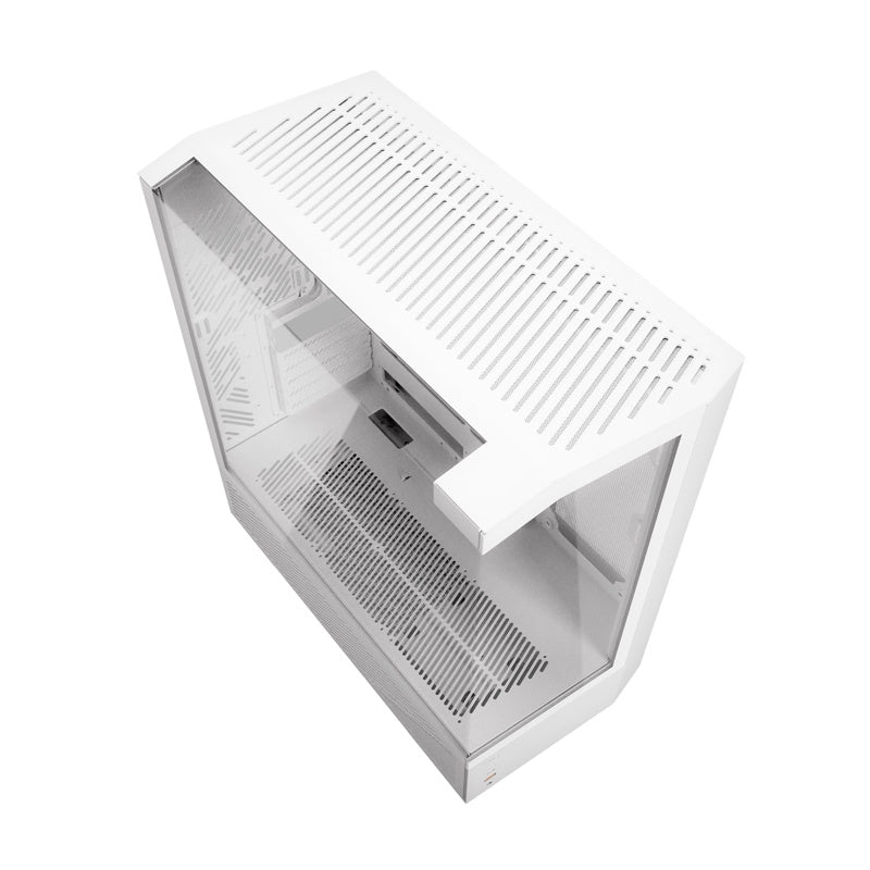 Darkflash DY460 PC-kabinet (hvid) + 4 ARGB-blæsere