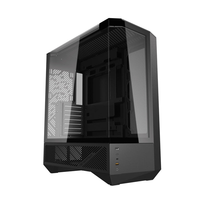 Darkflash DY460 PC-kabinet (sort) + 4 ARGB-blæsere