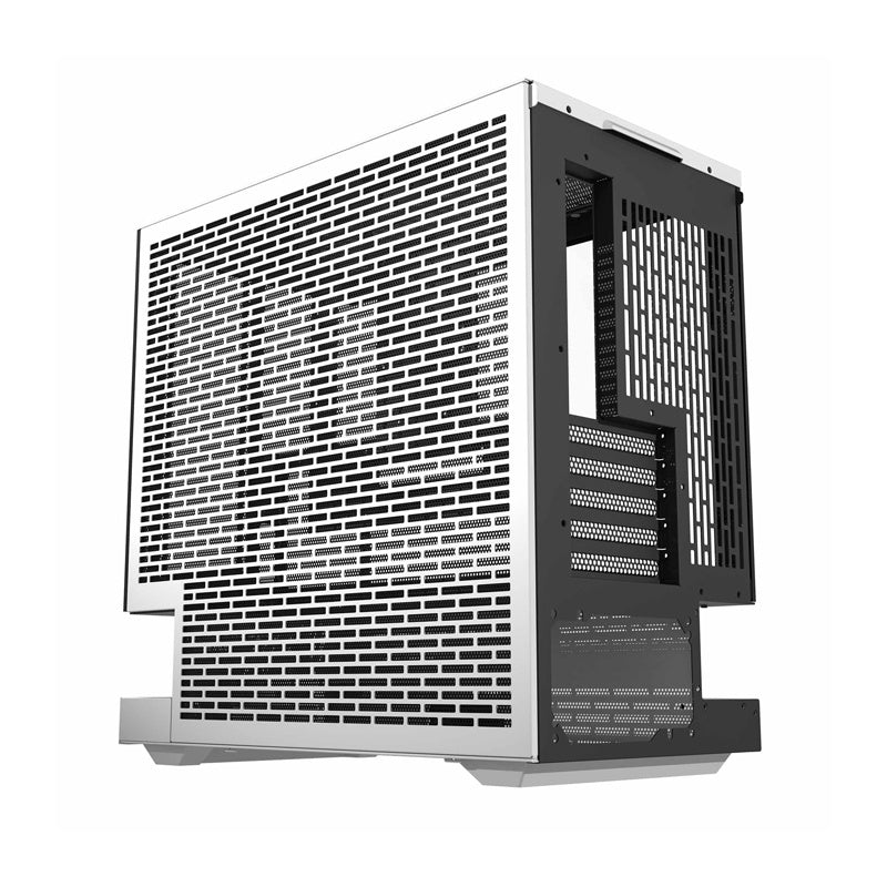Darkflash F1 PC-kabinet (hvid) + 6 ARGB-blæsere