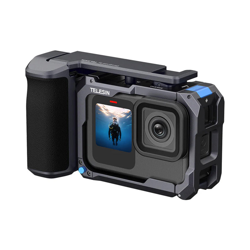Telesin StreetGrip-sæt med cage til GoPro Hero 9-13