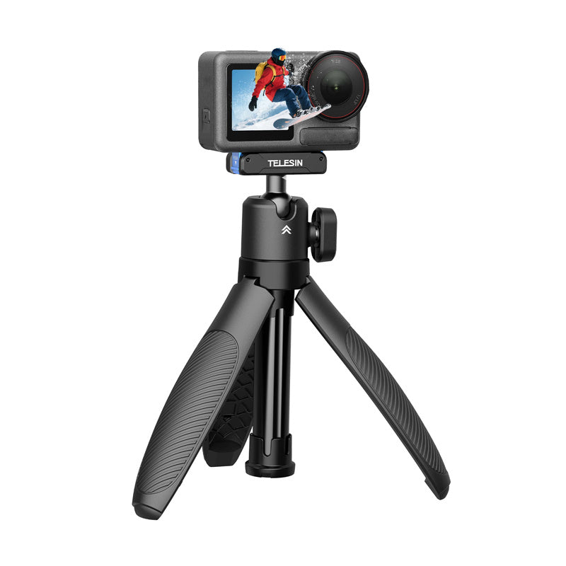 Telesin selfiestang med quick release og stativ til DJI Action