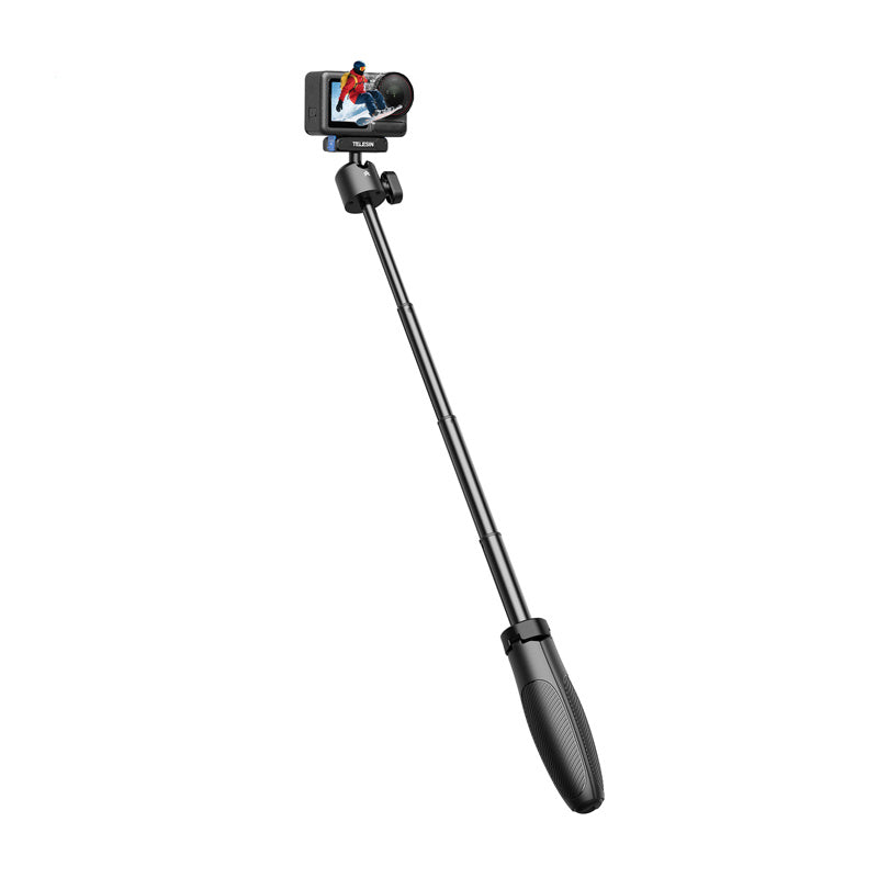 Telesin selfiestang med quick release og stativ til DJI Action