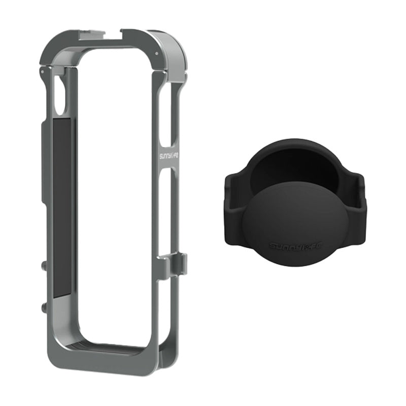 Sunnylife magnetisk metalramme med objektivdæksel i silikone til Insta360 X5