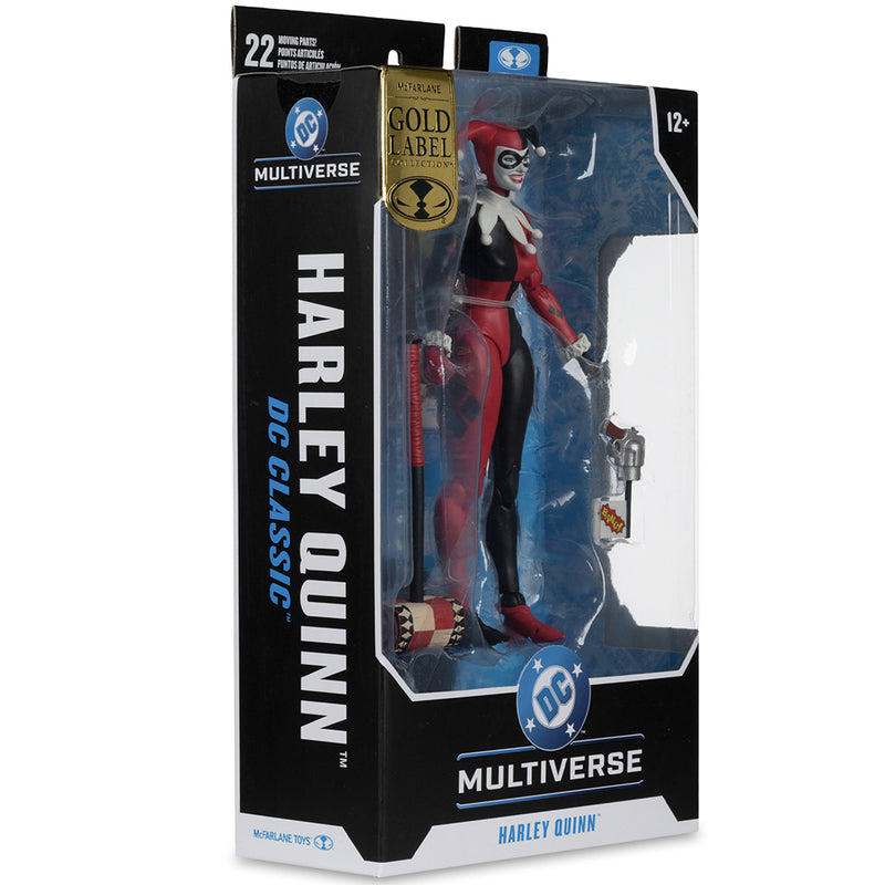 DC Multiverse Harley Quinn (DC Classic) 7 tommer actionfigur Gold Label McFarlane Toys