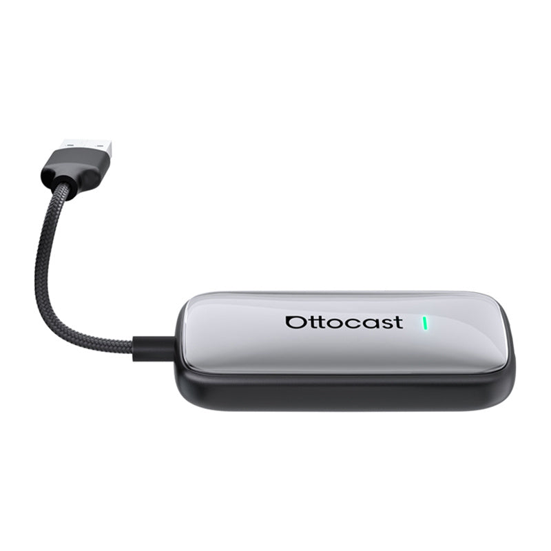 Ottocast Play2Video Plus trådløs CarPlay/Android Auto-adapter