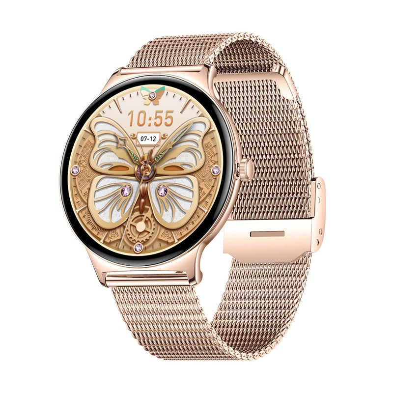 Colmi V89 smartwatch (rustfrit stål, guld)