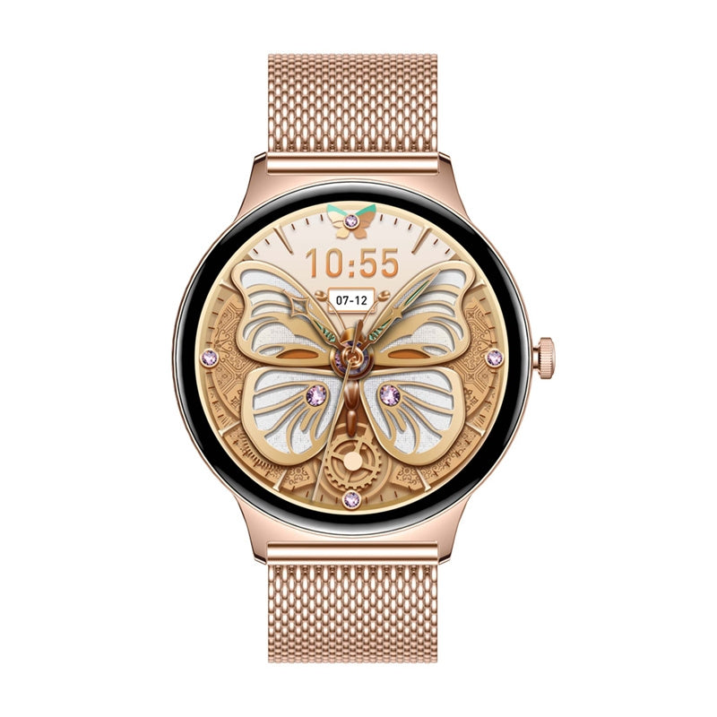 Colmi V89 smartwatch (rustfrit stål, guld)