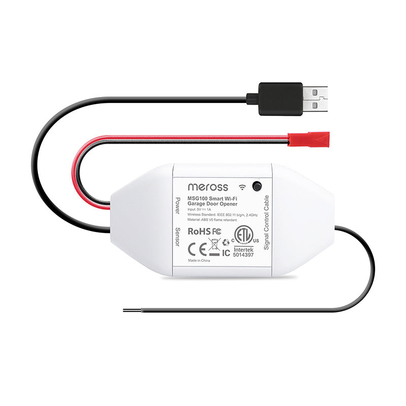 Meross MSG100HK smart garageportstyring (HomeKit)