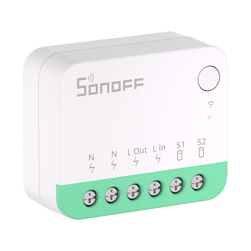 Sonoff MINIR4M Matter smart WiFi-minikontakt (HomeKit, SmartThings, Home Assistant)