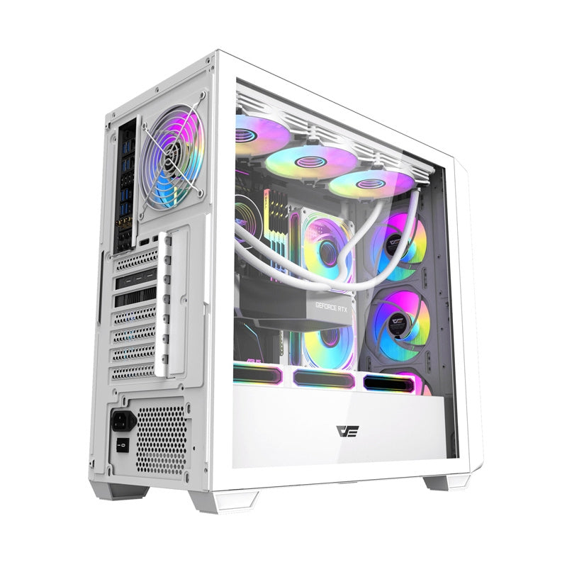 Darkflash DS900WD PC-kabinet (hvid)