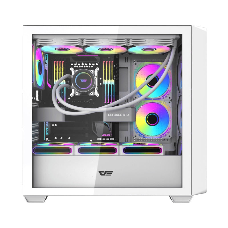 Darkflash DS900WD PC-kabinet (hvid)