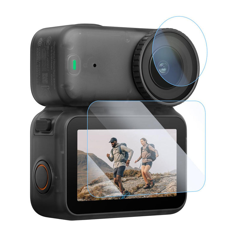 PULUZ hærdet beskyttelsesglas og objektivfilm til DJI Osmo Nano