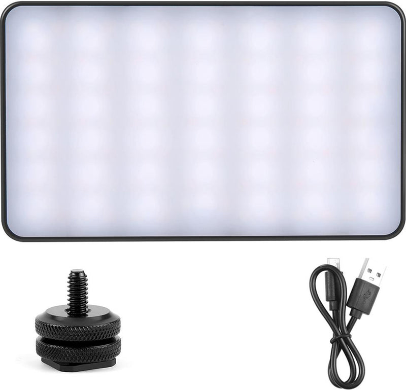 PULUZ LED-fotolampe i lommeformat (sort)