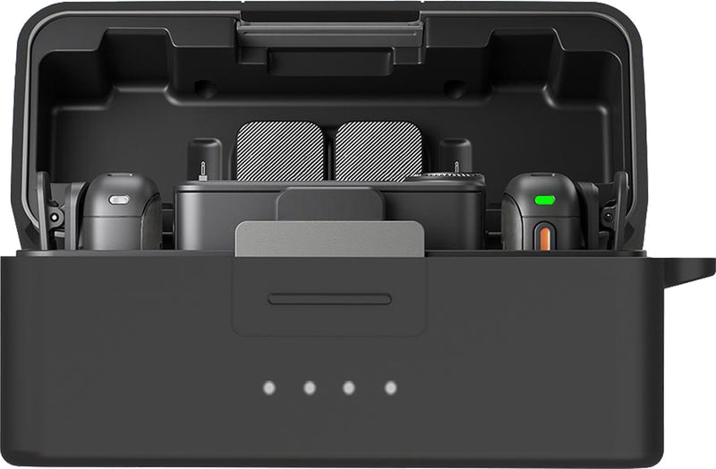 PULUZ silikonecover til DJI Mic 3 ladeetui (sort)