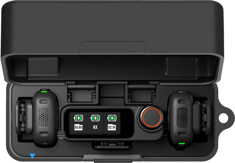 PULUZ silikonecover til DJI Mic 3 ladeetui (sort)