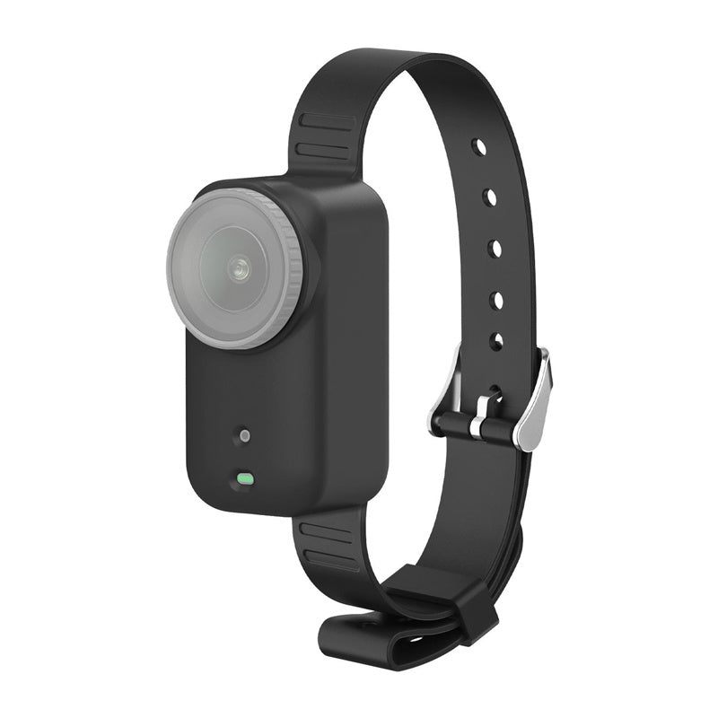 Puluz silikonebånd / kæledyrshalsbånd til DJI Osmo Nano (sort)