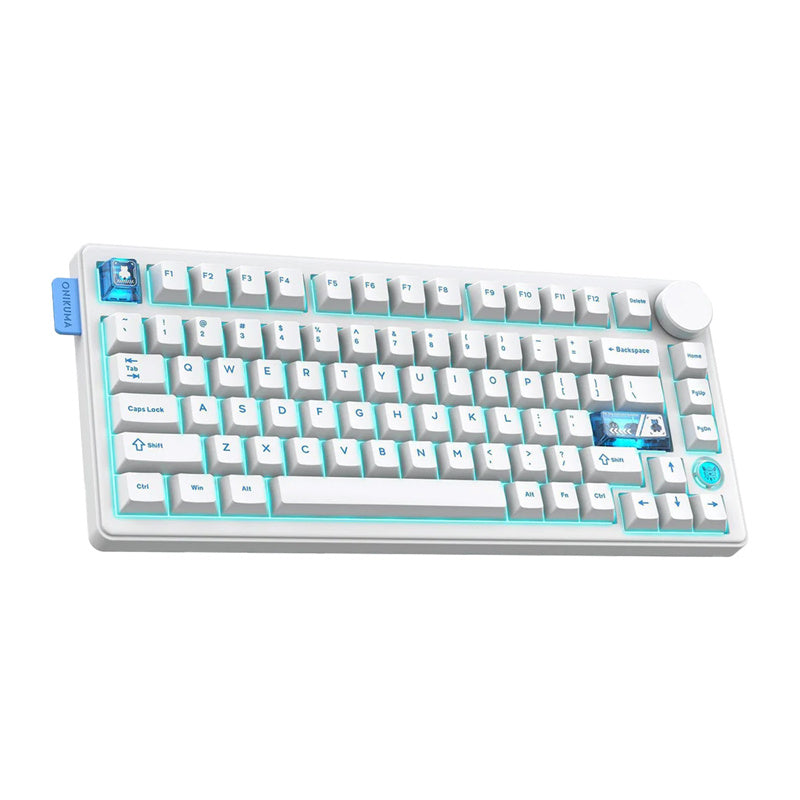 ONIKUMA MT706 tastatur (hvid, QWERTY)