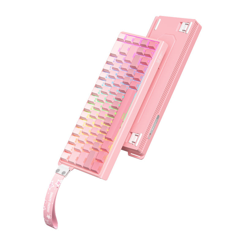 ONIKUMA G69 tastatur (lyserød) (QWERTY)