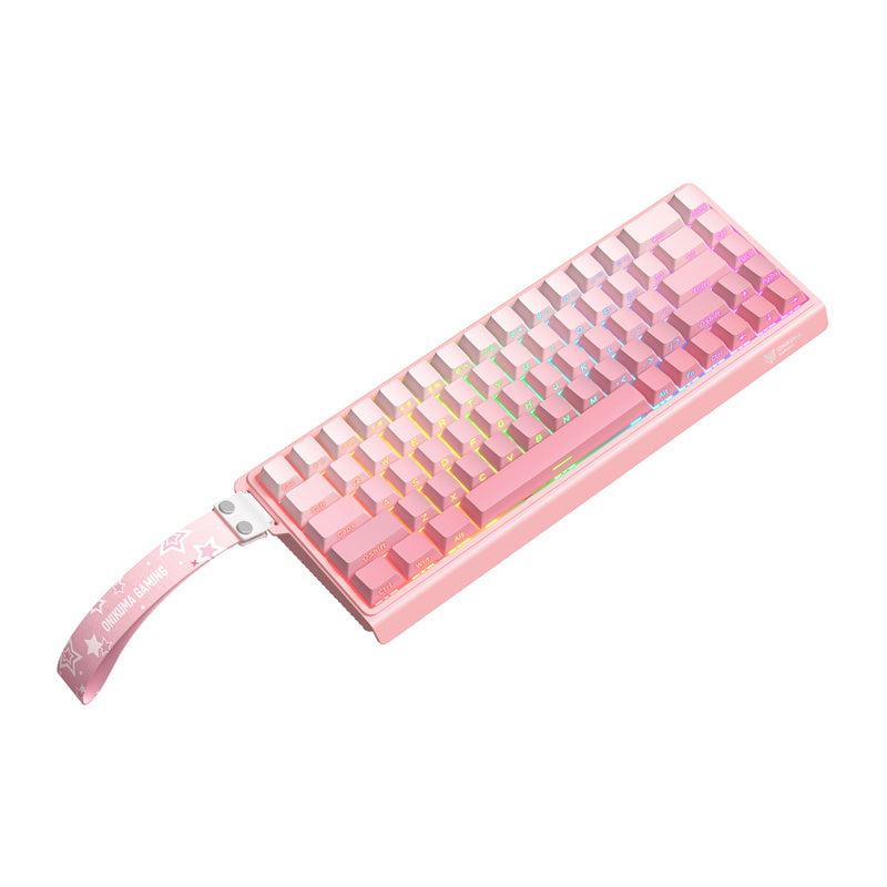 ONIKUMA G69 tastatur (lyserød) (QWERTY)