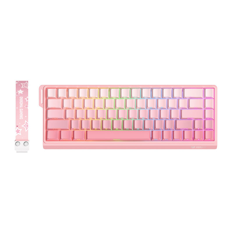 ONIKUMA G69 tastatur (lyserød) (QWERTY)