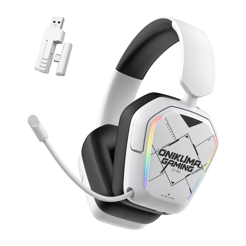 ONIKUMA BT883 gaming-høretelefoner (hvid)