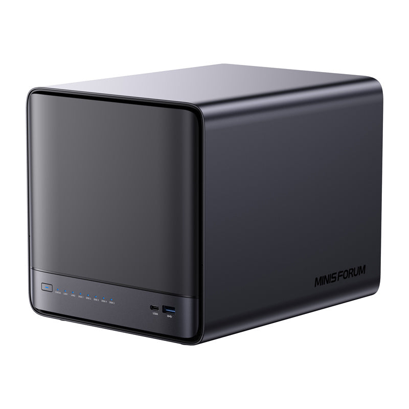 Minis Forum NAS N5 Pro mini-pc AMD Ryzen AI 9 HX Pro 370, 32GB+128GB O
