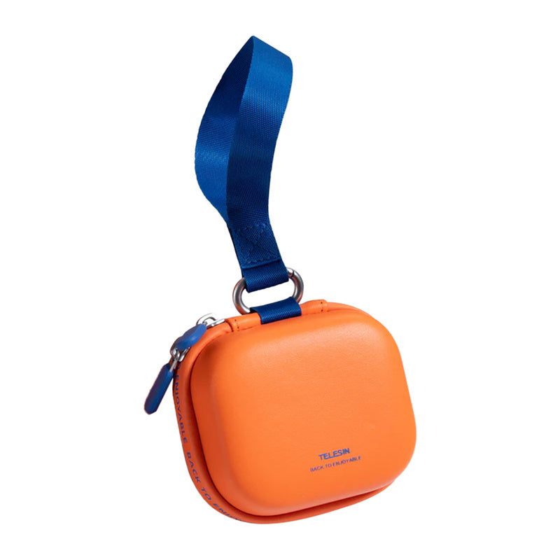 Telesin DisAdv universel mini-transporttaske i EVA til actionkameraer (orange)
