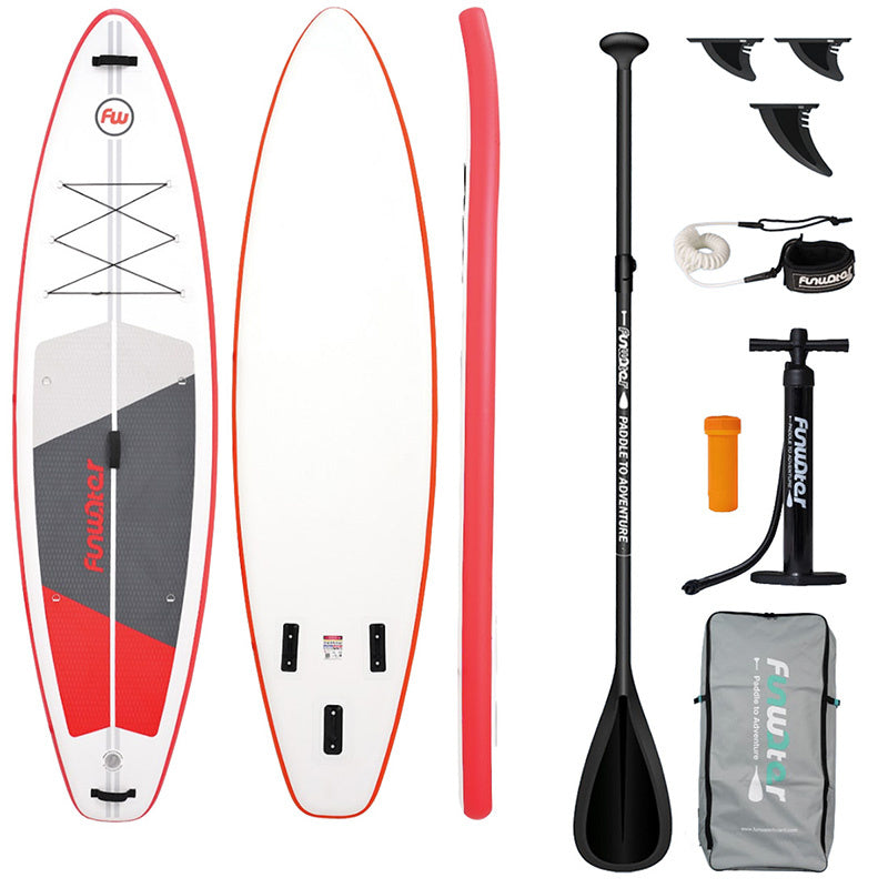 FunWater SUPFW69C SUP-board 3,35m (rød-hvid)