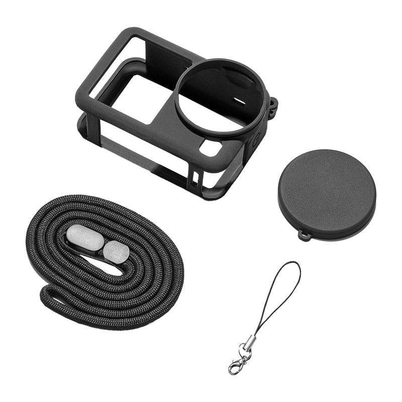 Puluz beskyttelsescover i silikone med strop til DJI Osmo Action 6