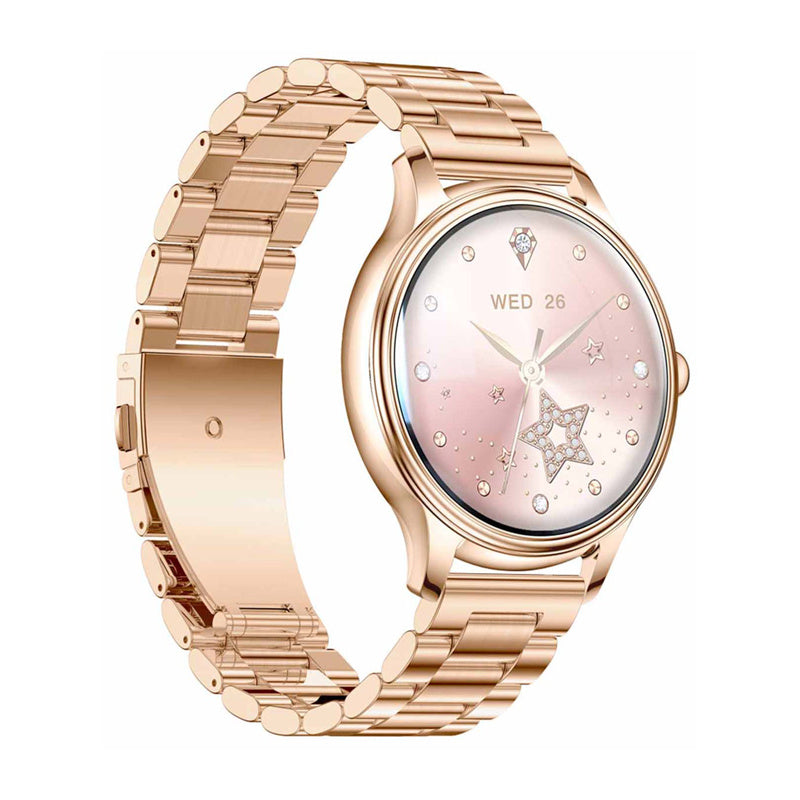 COLMI L28 smartwatch (guld + guld stålrem)