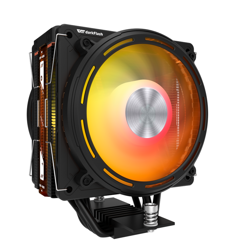 Darkflash E400 PLUS aktiv CPU-køler (sort)