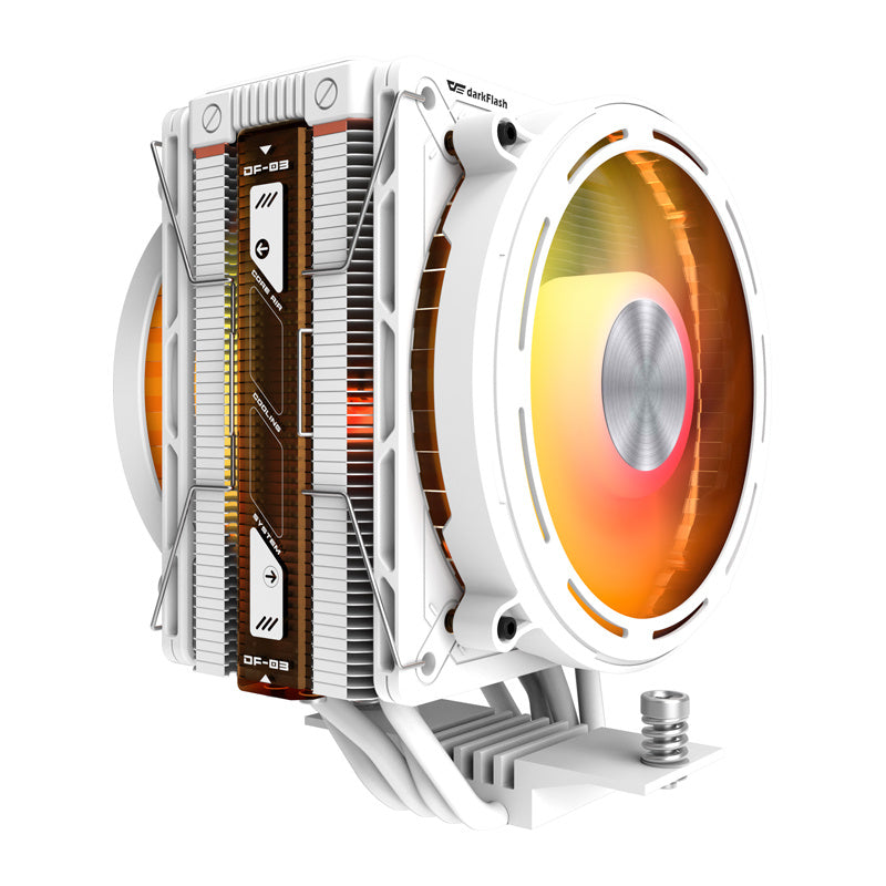 Darkflash E400 PLUS aktiv CPU-køler (hvid)