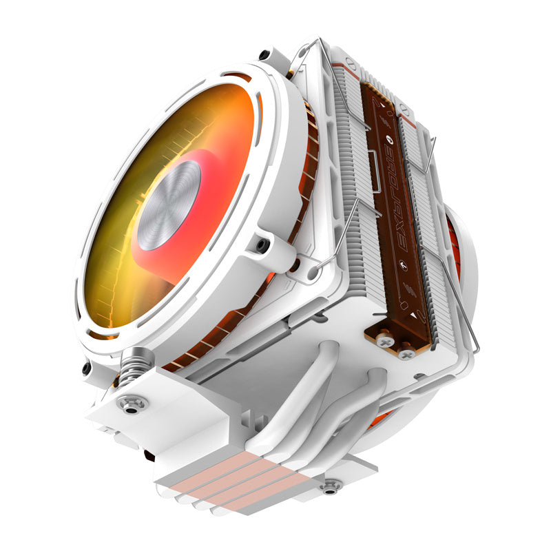Darkflash E400 PLUS aktiv CPU-køler (hvid)