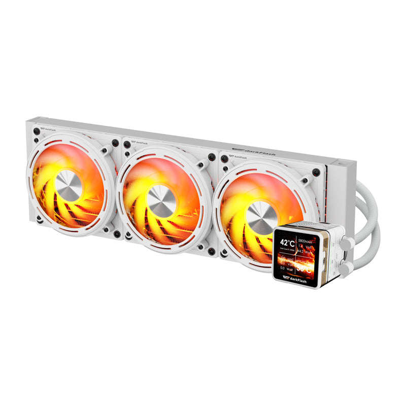 DE360 CPU-vandkøling (hvid)