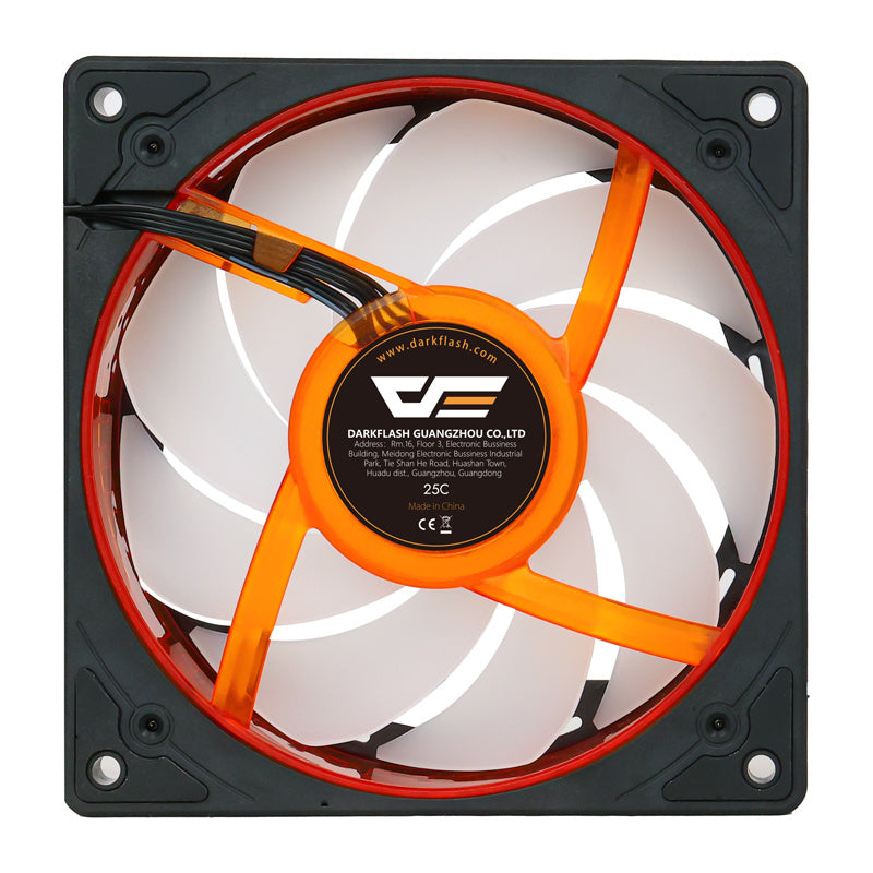 Darkflash DE8 køleventilator (sort)
