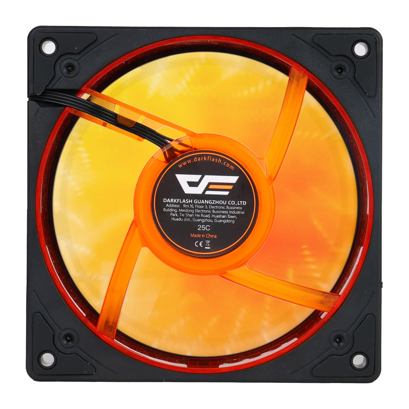 Darkflash DE8 køleventilator (sort)