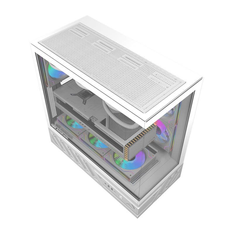 DarkFlash DS950 computerkabinet (hvid)
