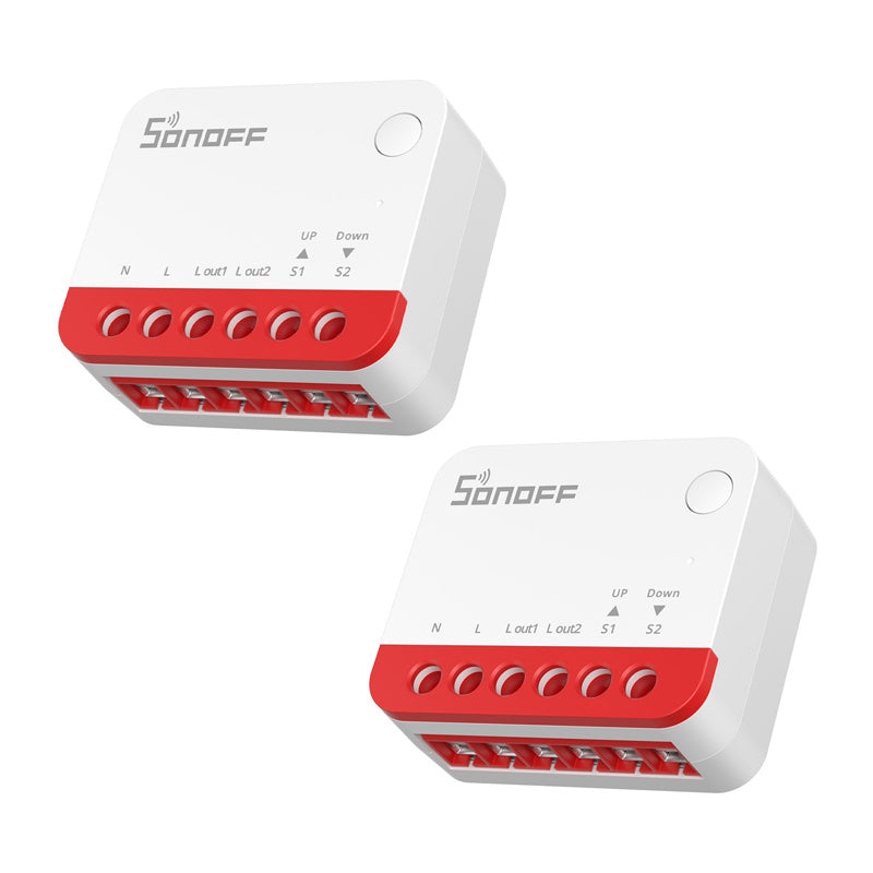 Sonoff MINI-ZBRBS ZigBee smart rullegardinkontakt (2-pak)