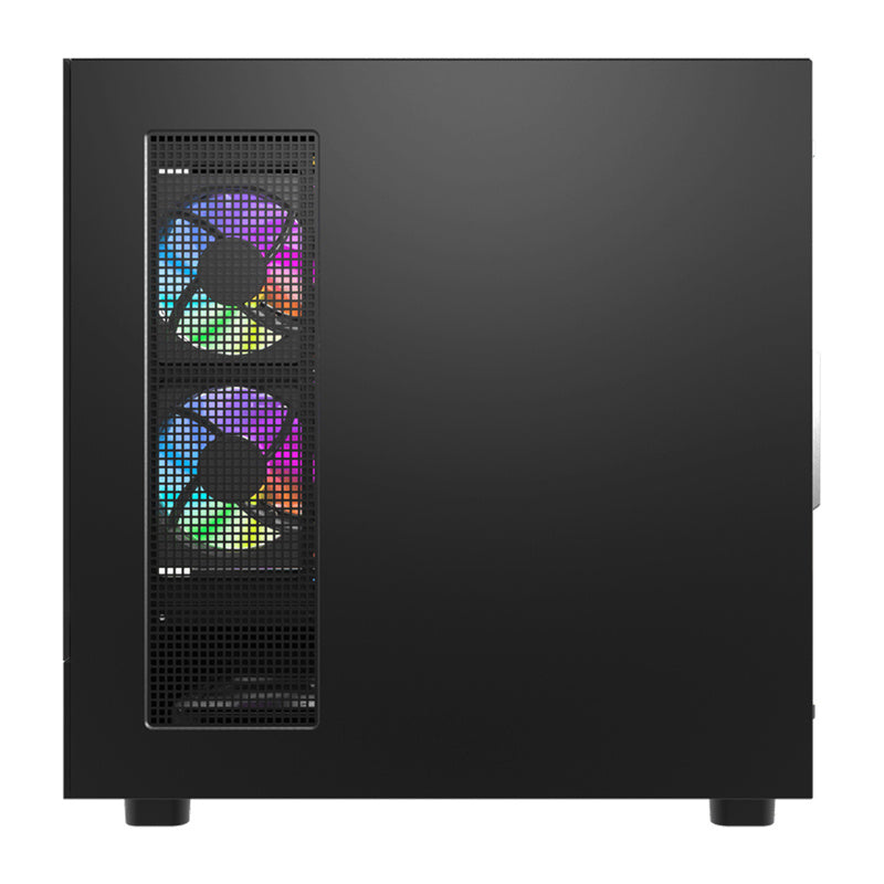 DarkFlash DS950V computerkabinet med skærm (sort) + 6 ventilatorer