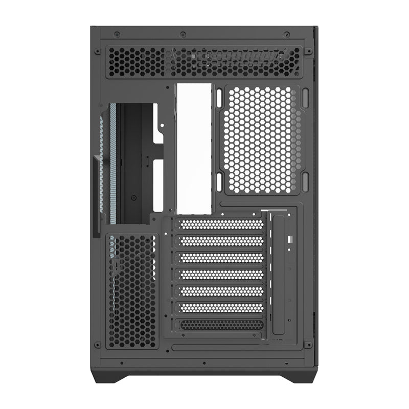 DarkFlash C280 computerkabinet (sort) + 7 ventilatorer