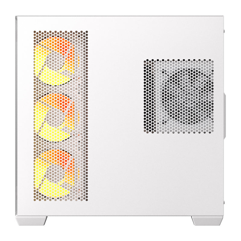 DarkFlash C280 computerkabinet (hvid) + 7 ventilatorer