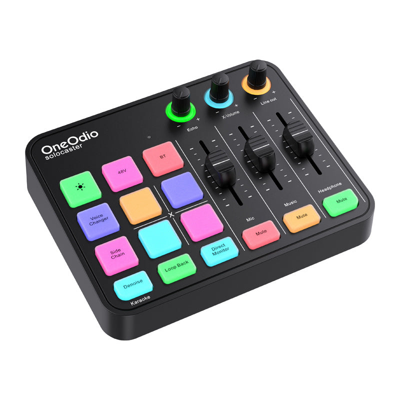 OneOdio Solocaster lydmixer og lydkort