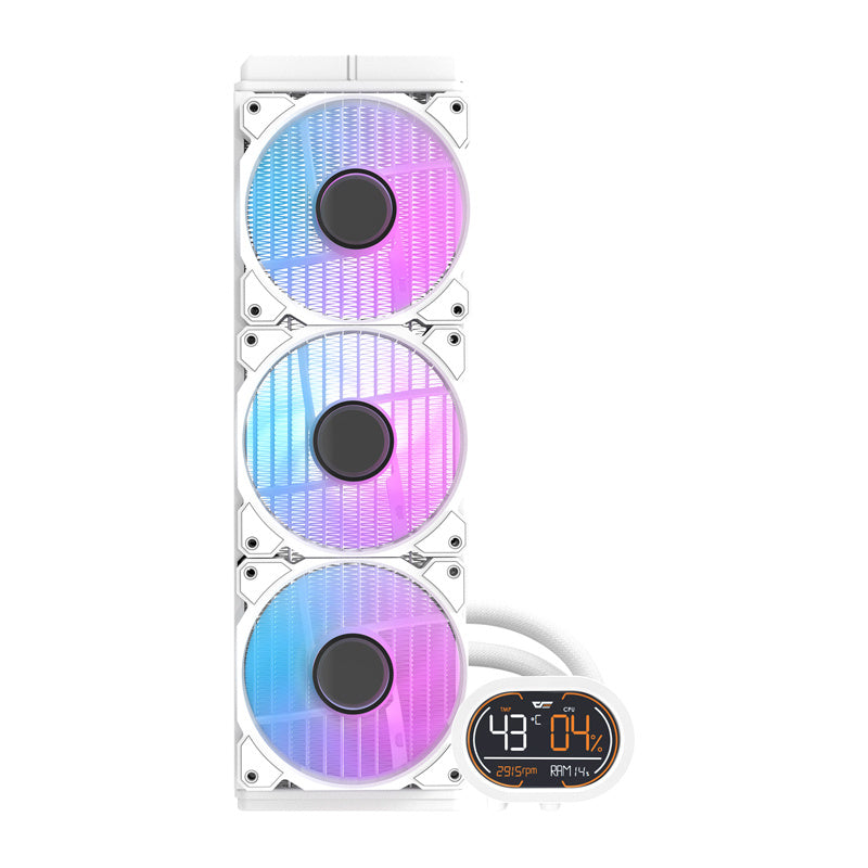 Darkflash DH360D CPU-vandkøling (hvid)