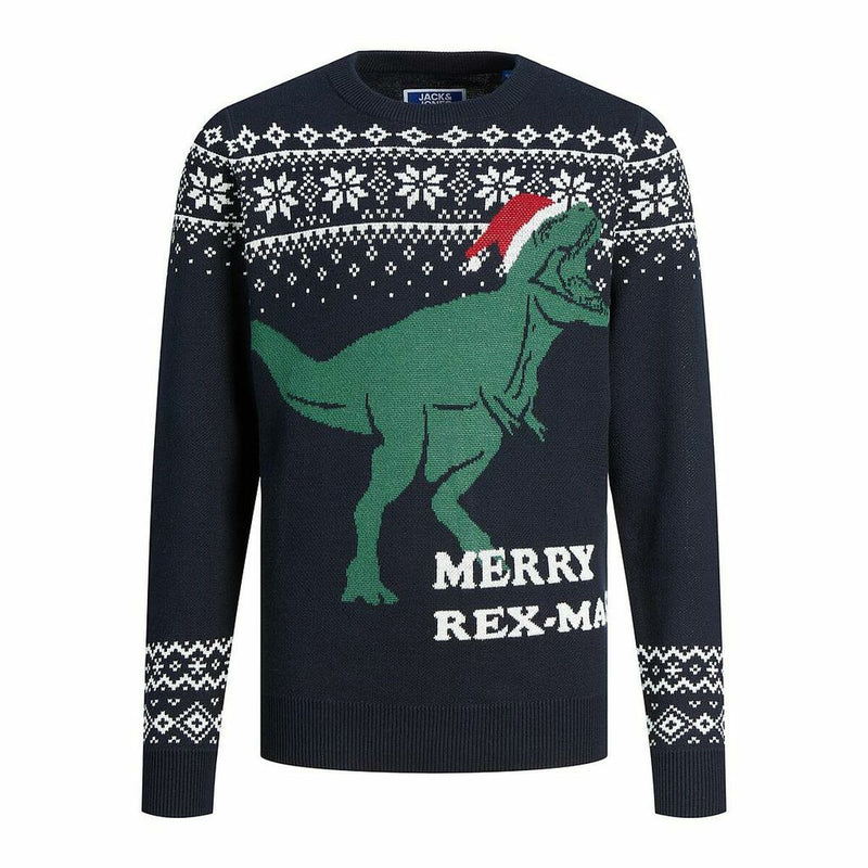 Unisex Trøje Jack & Jones T REX Marineblå